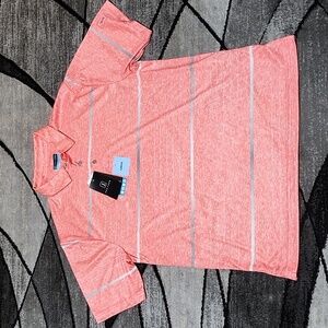 PGA TOUR DRIFLUX SUNFLUX MOTIONFLUX PERFORMANCE GOLF POLO SHIRT LARGE